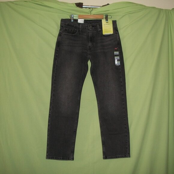 NWT Women's Levis 514 Grey/Black Color Jeans - Picture 1 of 14